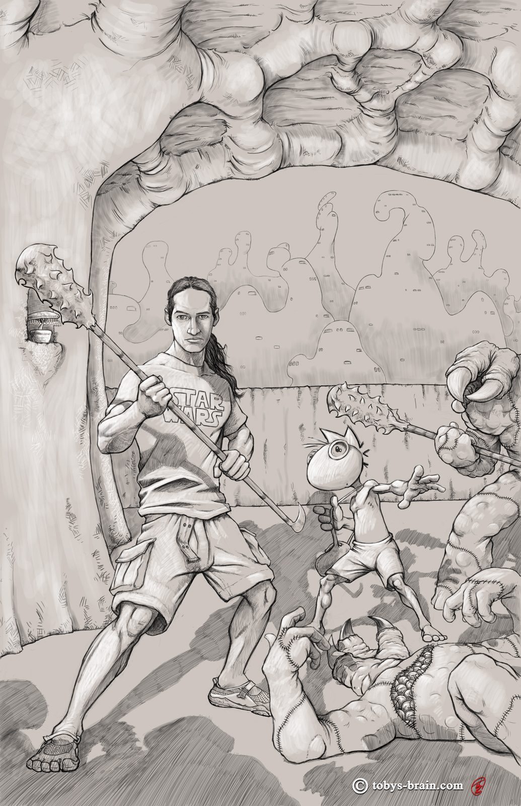 Toby-Gray-Claw-Face-Ambush-pencils-FW