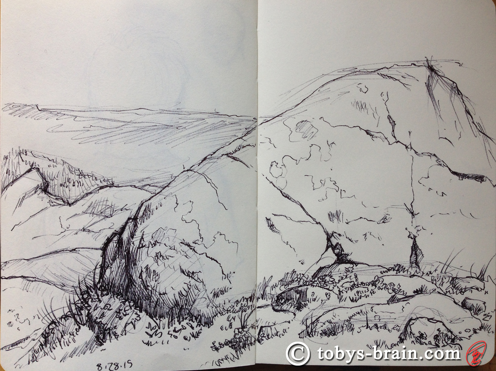 Toby-Gray-pumpelly-hike-sketch
