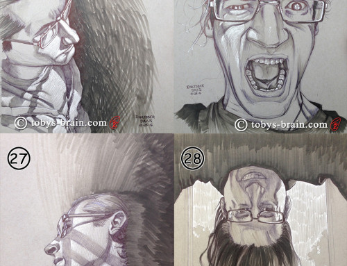 Inktober 2015 Days 25-28