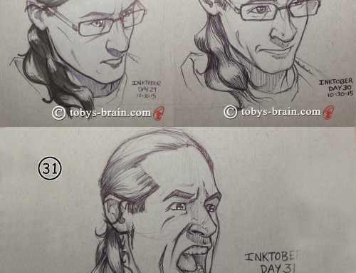 Inktober 2015 Days 29-31