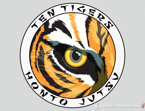 Ten Tigers Jiujitsu: Tiger Eye Logo