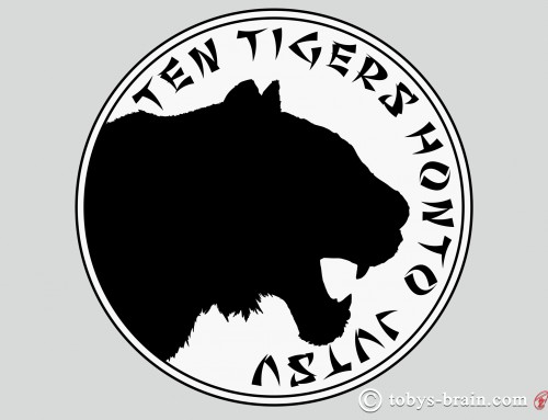 Ten Tigers Jiujitsu: Tiger Logo Silhouette
