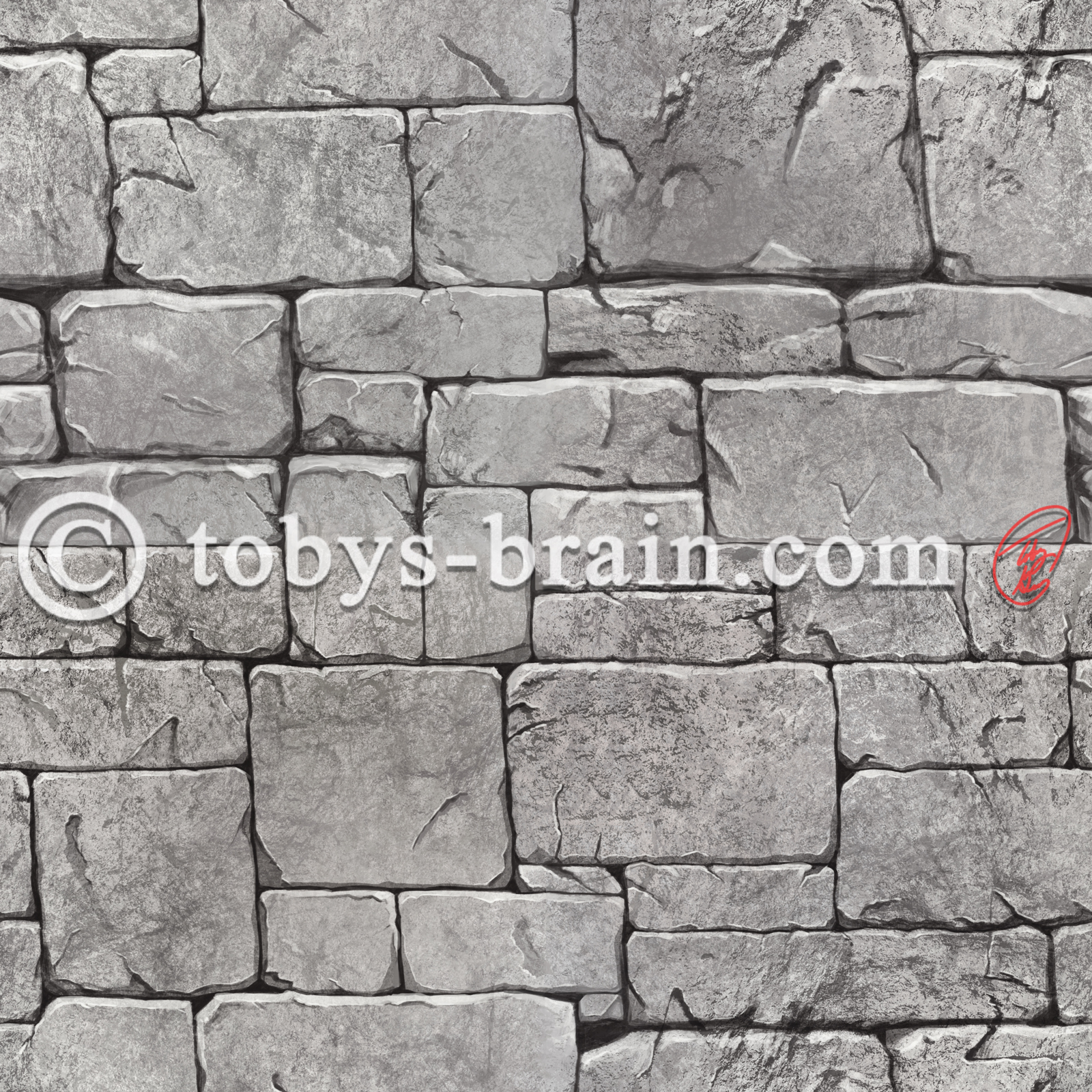 Toby-Gray-castle-wall-tile-