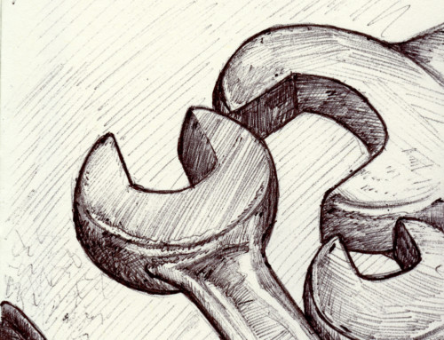 Inktober 2019, Wrench Table