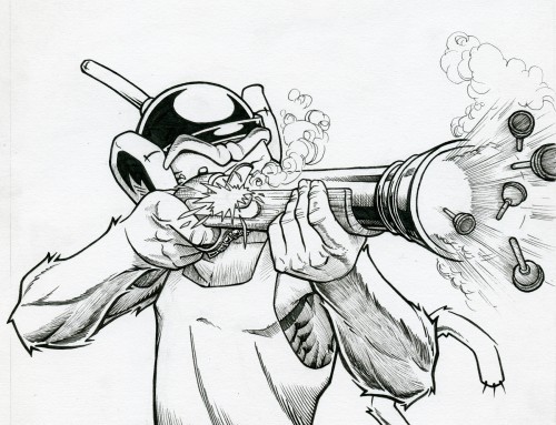 INKTOBER 2025 Day #16: BLUNDER.