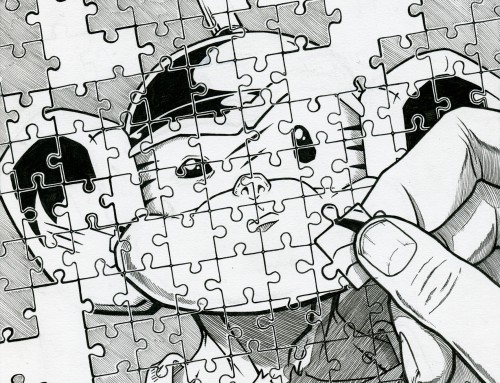 INKTOBER 2025 Day #26: PUZZLING.