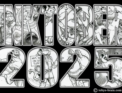 INKTOBER 2025 Wrap Up (and a little life catch up)