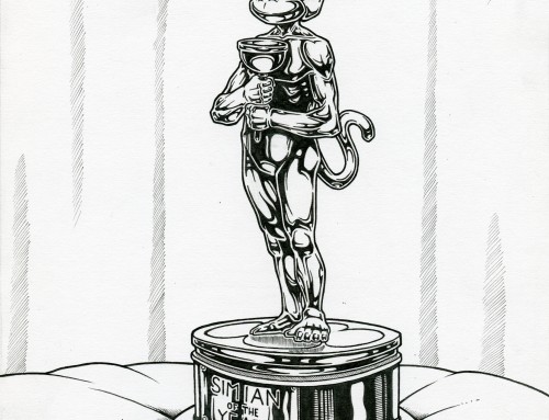 INKTOBER 2025 Day #31: AWARD.