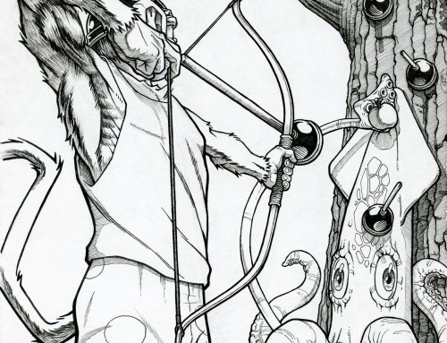 INKTOBER 2026 Day #1: APPLE