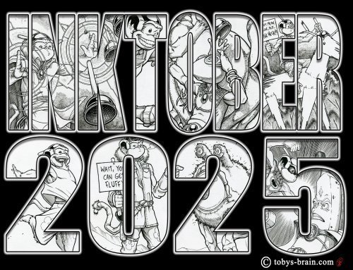 INKTOBER 2025 Wrap Up (and a little life catch up)