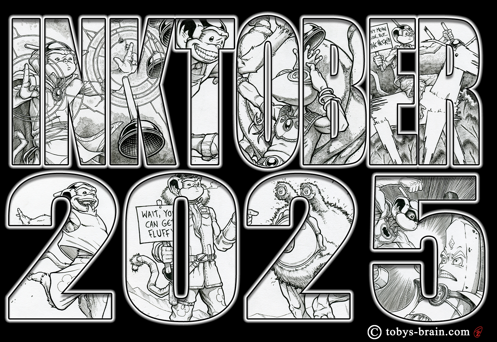 INKTOBER 2025 Wrap Up (and a little life catch up)